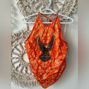 Harley Davidson Bandana Top Size Medium - Summer 2025 Collection